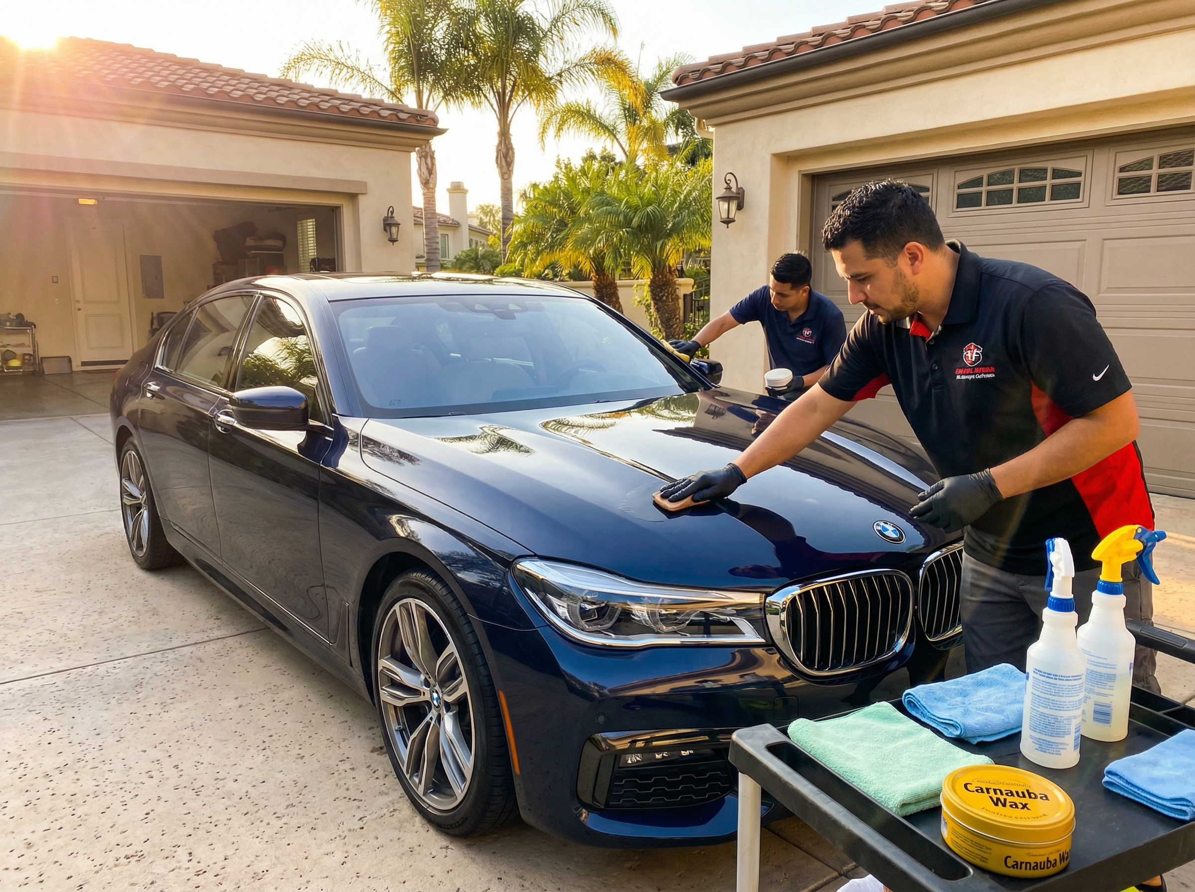 Professional mobile car detailing service in Orange County, California - exterior detail service - JIMENEZ ROYAL WASH